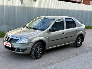 2011 Renault Logan I Рестайлинг, бежевый, 449000 рублей, вид 4
