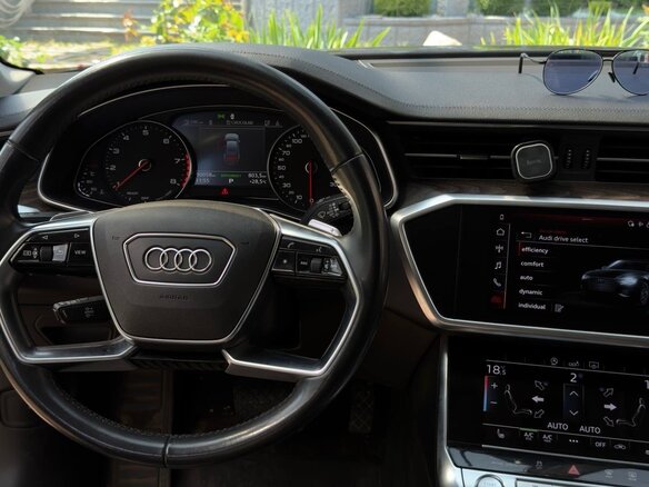 2019 Audi A6 45 TFSI V (C8), синий, 4000000 рублей - вид 12