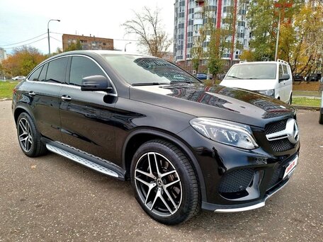2017 Mercedes-Benz GLE Coupe 400 I (C292), чёрный, 4265000 рублей, вид 1
