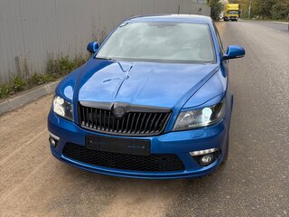 2012 Skoda Octavia RS II Рестайлинг, синий, 1850000 рублей, вид 2