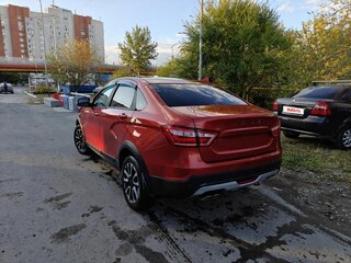 2021 Lada (ВАЗ) Vesta Cross I, красный, 1130000 рублей, вид 4