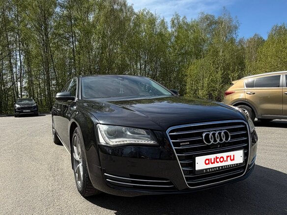 2011 Audi A8 Long III (D4), чёрный, 1220000 рублей - вид 1