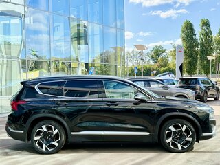 2021 Hyundai Santa Fe IV Рестайлинг, чёрный, 2855000 рублей, вид 4