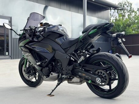 2023 Kawasaki Ninja 1000 SX, зелёный, 1280000 рублей, вид 5