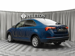 2021 Skoda Rapid II, синий, 1840000 рублей, вид 4