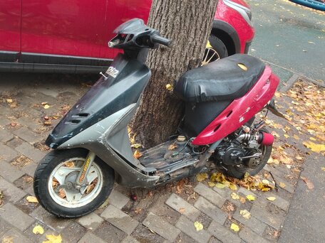 1997 Honda Dio, красный, 15000 рублей, вид 4
