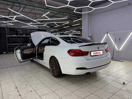 2019 BMW 4 серии 420d xDrive F32/F33/F36 Рестайлинг, белый, 3500000 рублей, вид 4
