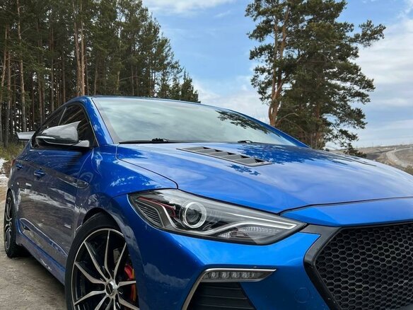 2017 Hyundai Avante VI, синий, 1780000 рублей - вид 17