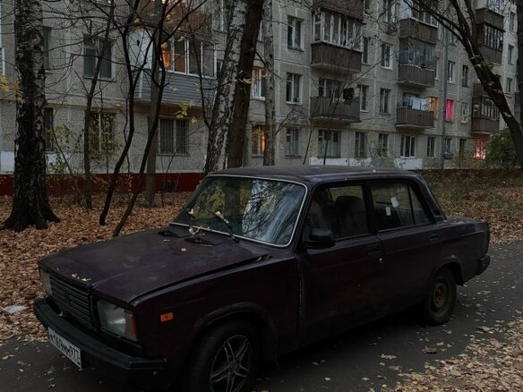 2006 Lada (ВАЗ) 2107, пурпурный, 85000 рублей - вид 4