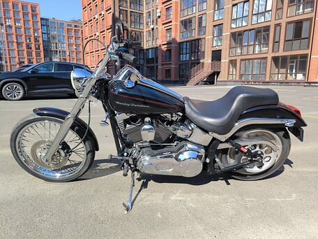 2001 Harley-Davidson Softail Deuce, чёрный, 750000 рублей, вид 4