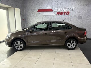 2016 Volkswagen Polo V Рестайлинг, коричневый, 1399000 рублей, вид 2