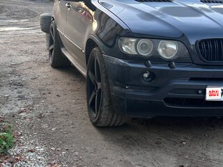 2002 BMW X5 4.6is I (E53), чёрный, 790000 рублей, вид 4