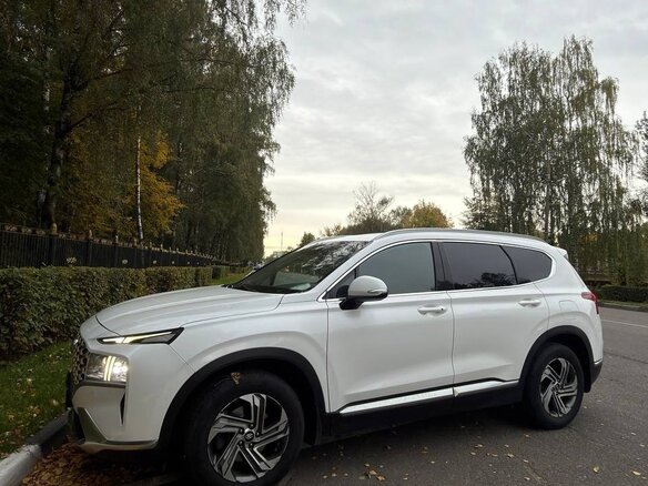 2021 Hyundai Santa Fe IV Рестайлинг, белый - вид 5