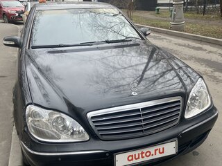 2003 Mercedes-Benz S-Класс 350 Long IV (W220) Рестайлинг, чёрный, 600000 рублей, вид 1