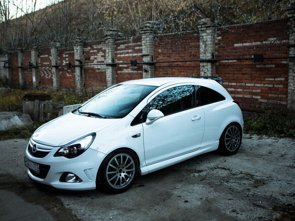2012 Opel Corsa OPC NE D Рестайлинг II, белый - вид 1