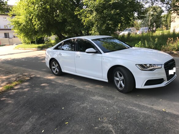 2012 Audi A6 IV (C7), белый - вид 2