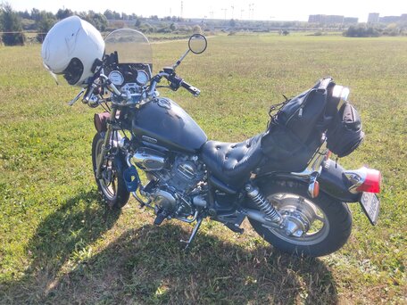 1991 Yamaha XV1100 Virago, чёрный, 380000 рублей, вид 1
