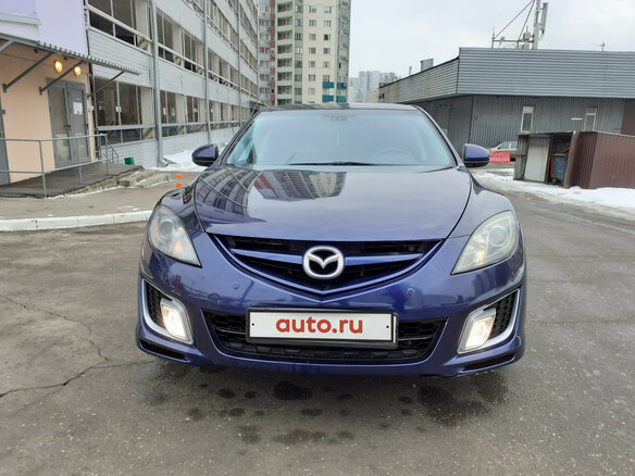 2008 Mazda 6 II (GH), синий - вид 1