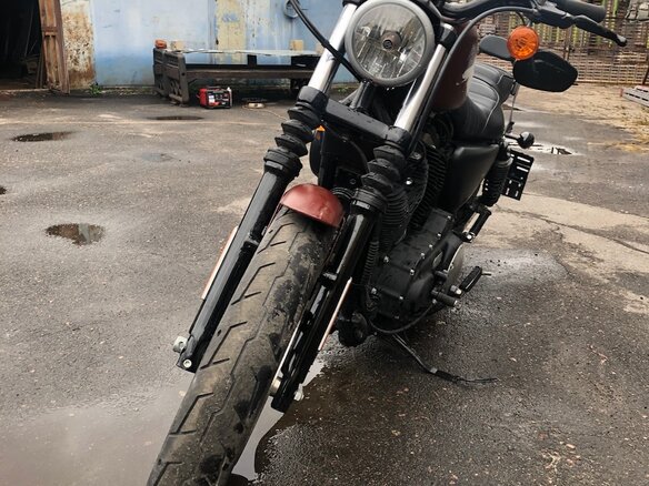 2017 Harley-Davidson Sportster 883, коричневый, 800000 рублей - вид 5