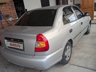 2004 Hyundai Accent ТагАЗ II, серебристый, 340000 рублей, вид 4