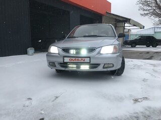 2006 Hyundai Accent ТагАЗ II, серый, 420000 рублей, вид 4