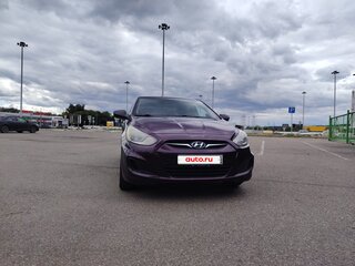 2011 Hyundai Solaris I, фиолетовый, 660000 рублей, вид 2