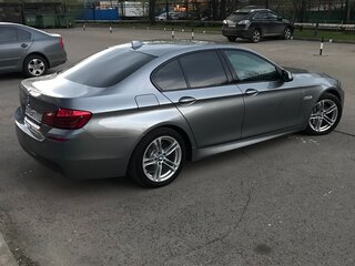 2014 BMW 5 серии 525d xDrive VI (F10/F11/F07) Рестайлинг, серый, 2600000 рублей, вид 5