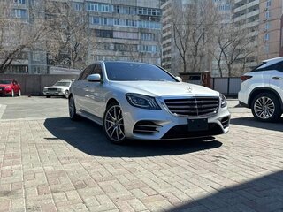 2019 Mercedes-Benz S-Класс 450 Long VI (W222, C217) Рестайлинг, серый, 7300000 рублей, вид 3