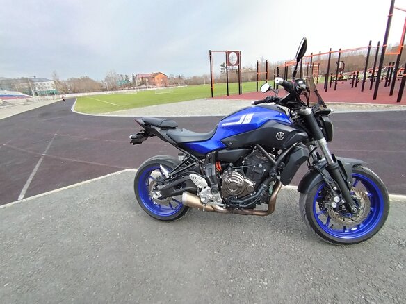 2017 Yamaha MT-07 (FZ-07), синий, 730000 рублей - вид 34