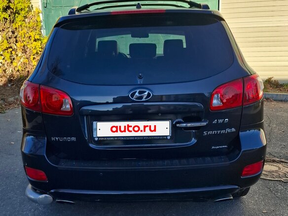 2006 Hyundai Santa Fe II, чёрный - вид 5