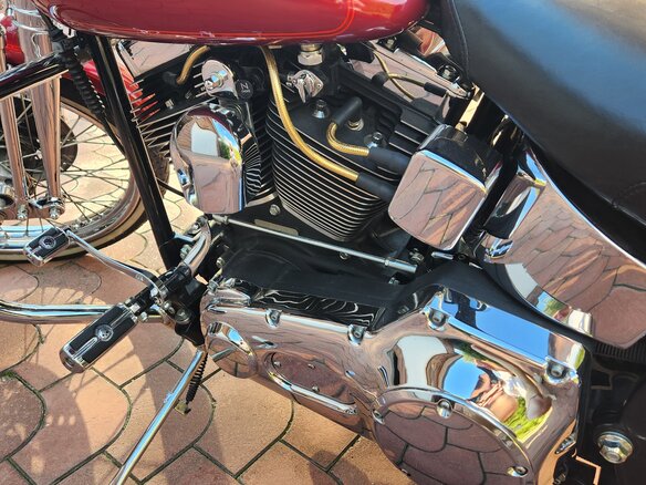 2004 Harley-Davidson Springer Softail, красный, 790000 рублей - вид 7