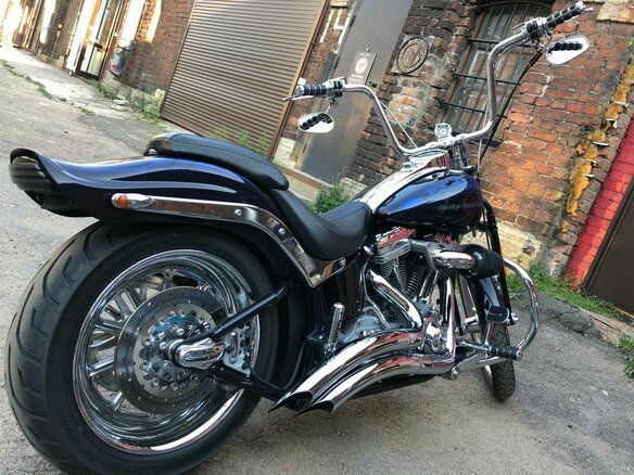 2006 Harley-Davidson CVO, синий - вид 5