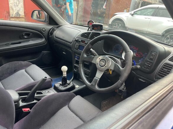 1998 Mitsubishi Lancer Evolution V, синий, 700000 рублей - вид 12