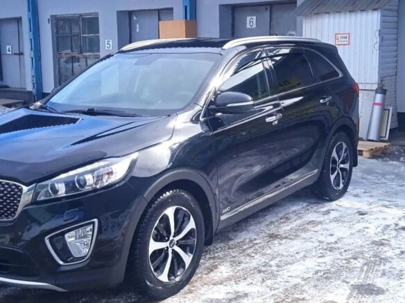 2016 Kia Sorento III Prime, чёрный, 2800000 рублей - вид 1