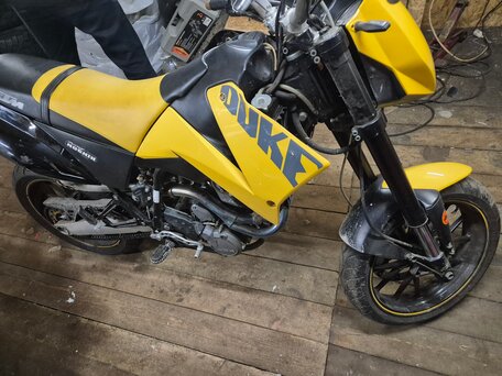 2003 KTM 640 Duke, жёлтый, 349999 рублей, вид 4