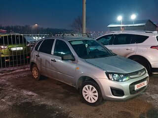 2014 Lada (ВАЗ) Kalina II, серебристый, 570000 рублей, вид 3