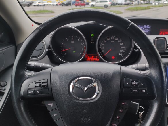 2009 Mazda 3 II (BL), голубой, 930000 рублей - вид 9