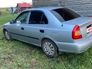 2008 Hyundai Accent ТагАЗ II, серебристый, 420000 рублей, вид 4