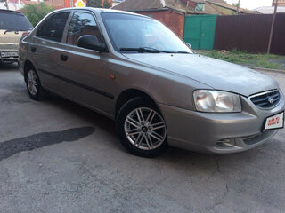 2008 Hyundai Accent ТагАЗ II, бежевый, 600000 рублей, вид 2