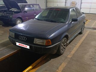 1990 Audi 80 IV (B3), синий, 110000 рублей, вид 1