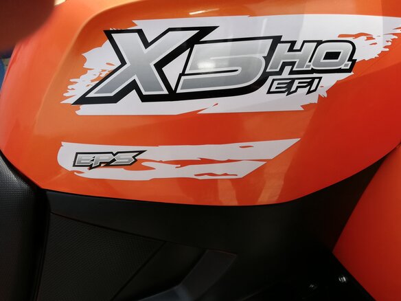 2017 CFMoto X5 H.O. EPS, оранжевый - вид 7