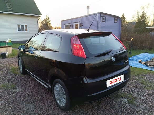 2007 Fiat Punto III Grande Punto, чёрный, 255000 рублей - вид 6