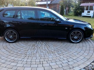 2008 Saab 9-3 II Рестайлинг, чёрный, 850000 рублей, вид 2