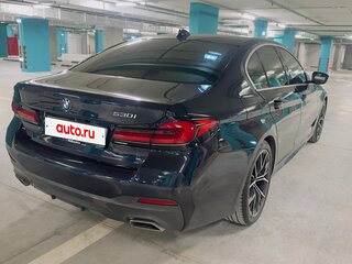 2021 BMW 5 серии 530i VII (G30/G31/G38) Рестайлинг, синий, 5500000 рублей, вид 4