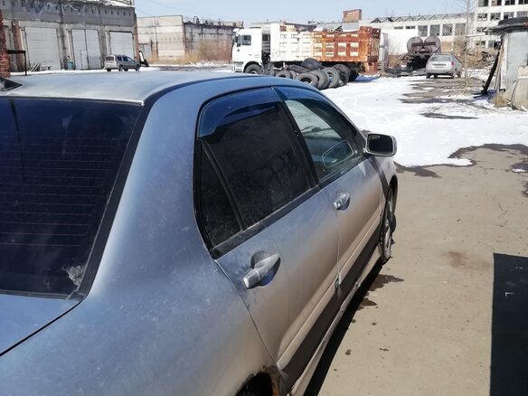2005 Mitsubishi Lancer IX Рестайлинг, серый, 300000 рублей - вид 1