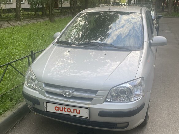 2005 Hyundai Getz I, серебристый, 230000 рублей