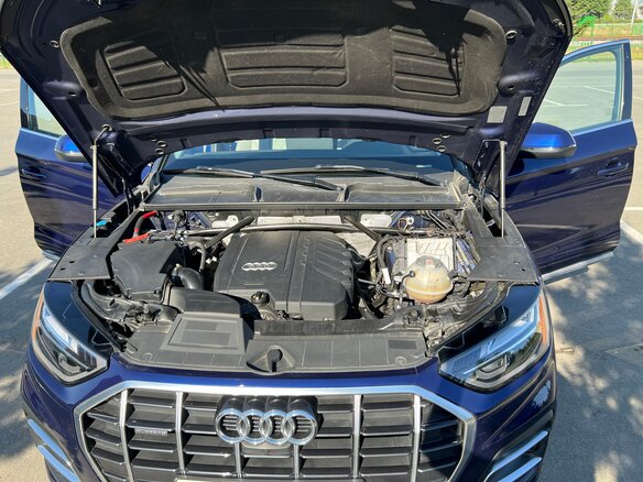 2021 Audi Q5 45 TFSI II (FY) Рестайлинг, синий, 4450000 рублей - вид 20