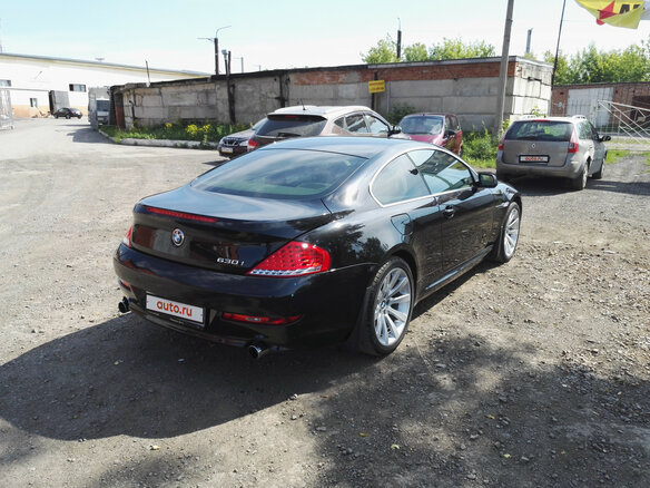 2008 BMW 6 серии 630i II (E63/E64) Рестайлинг, чёрный, 1950000 рублей - вид 2
