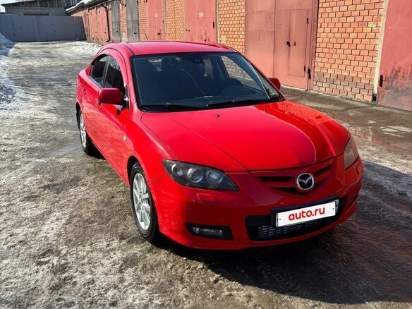 2008 Mazda 3 I (BK) Рестайлинг, красный, 700000 рублей - вид 2