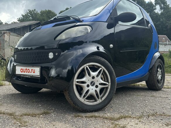2000 Smart Fortwo City-Coupe I, чёрный, 305000 рублей